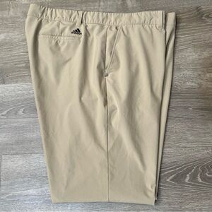Adidas Tan Golf Athletic Chino Pants Classic Style Men’s 44 stretch button waist